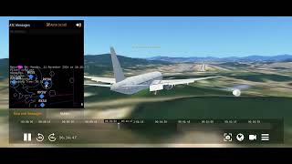 B777300ER Seoul AFBamp Inchon INTL Airport Landing practice1 [upl. by Kal]