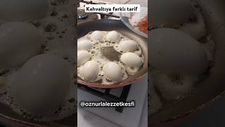 Haşlanmış yumurtaya yeni trend kahvaltı kahvaltitarifi yumurta diyet omlet recipes [upl. by Eojyllib]