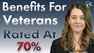 70 VA Disability Rating Benefits for Veterans Rated at 70 [upl. by Lithea897]