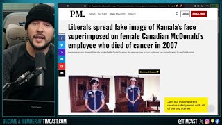 Liberals Make FAKE Image Of Kamala Working McDonalds Using OBITUARY PHOTO In SHOCKING Scandal [upl. by Britton]