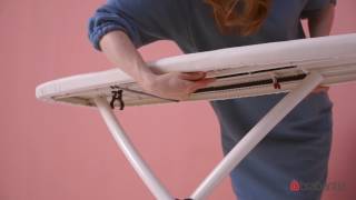 How to adjust the height of Size D Brabantia Ironing Board  Brabantia [upl. by Eeloj414]