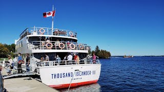 GANANOQUE 1000 ISLANDS CRUISE Ontario Canada [upl. by Yeorgi233]