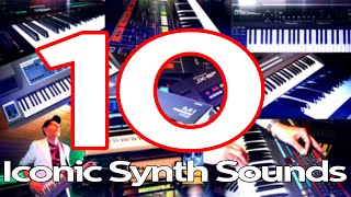 10 Iconic Synthesizer Sounds [upl. by Odracir]