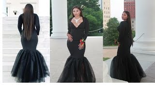 PROM VLOG 2017 GRWM HAIR DRESS MAKEUP [upl. by Ilana]