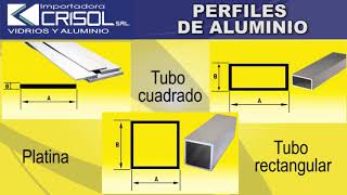 IMPORTADORA CRISOL SRL  Importación de vidrios y aluminio perfiles de aluminio [upl. by Annahsohs]