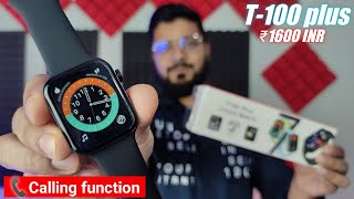 T100 plus Smartwatch Review  Sasti masti 😊 [upl. by Ecnerol]