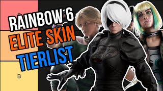 Ranking rainbow six siege elite skins [upl. by Allyson]