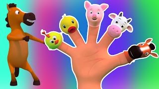 Finger Familie Kinderlied  Kinderlied in Deutsch  Reime zu lernen [upl. by Eesdnil]