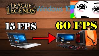 TRUCAZO  Como subir los FPS de League of Legends en Windows 10 cualquier juego  El Checspir [upl. by Alegnatal982]