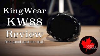 KingWear KW88 Review  The Pros and Cons of this Budget Smart Watch [upl. by Elna434]