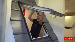 Activatingdeactivating the spring on a VELUX top hung roof window [upl. by Adehsor874]