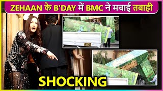 BMC Stops Birthday Bash Of GauaharZaids Son Zehaan  Shocking Incident [upl. by Halfon]