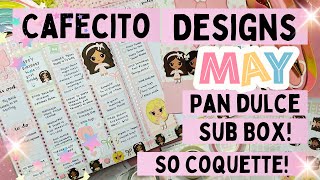 ✨MAY CAFECITO DESIGNS PAN DULCE SUB BOX ✨ UNBOXING [upl. by Elwin]