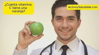 ¿Cuánta vitamina C tiene una naranja [upl. by Tempa]