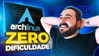 Instale o Arch Linux sem SOFRER  Tutorial COMPLETO e rápido sério [upl. by Notaes]