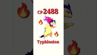 Shiny ✨Hisuian Typhlosion 🔥 Destroy Opponent Pokemon Badly 🔥 pokemongo shorts [upl. by Ced]