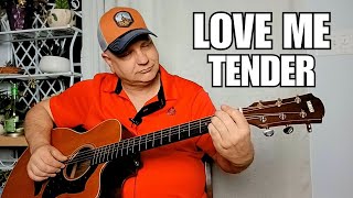 Love Me Tender Easy Fingerpicking Guitar Lesson Elvis [upl. by Steve787]