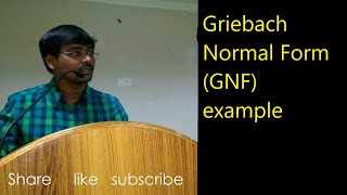 318 Conversion From CFG into GNF Griebach Normal Form Procedure With Example1  TOCFLAT [upl. by Micheline278]