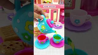 Satisfying with Unboxing amp Review Miniature Kitchen Set Toys Cooking Video  ASMR Videos no music [upl. by Urbannal]