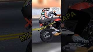 CHAPA DE MOCHILINHA NA MT 09🚨🔥🚀  MOTO WHEELIE 3Dshorts grau gaming viralvideo games wheelie [upl. by Friedrick]