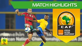 Gabon vs Morocco  Orange African Nations Championship Rwanda 2016 [upl. by Etra]