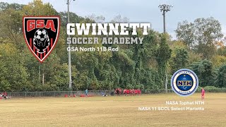 SCCL League VS NASA 11 SCCL Select Marietta Oct 27 [upl. by Trevlac]