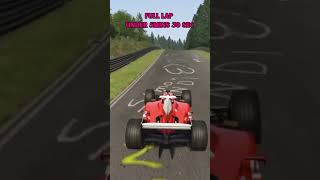 Fastest Thing Ive Driven Schumachers F2004 at the Nordschleife simracing ps5 nordschleife [upl. by Tav]