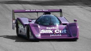 1991 Jaguar XJR14 Group C Sound  Accelerations Fly Bys amp Downshifts [upl. by Teerell288]