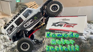 SCX24 Brushless Outrunner Motor Install How To install the Furitek Komodo motor [upl. by Nivlek]