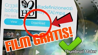 COME SCARICARE FILM SUL TELEFONO GRATIS tutorial 2 [upl. by Lupien667]