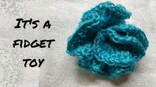 How To Crochet a Möbius Fidget Toy Around A Hairband [upl. by Doralynn]