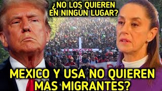 México y EE UU Imponen Límites para Frenar las Caravanas de Migrantes en la Frontera [upl. by Hgeilyak]