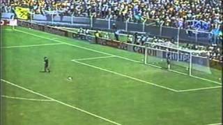 Brazil vs France World Cup 1986  Penalty Shootout [upl. by Aerised]