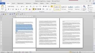 How to Make Columns That Run Onto the Next Page  MS Word Skills [upl. by Ewall]