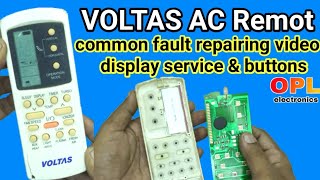 How to repair Voltas AC remote How to repair Voltas AC remote Display [upl. by Russian166]