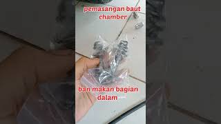 penyebab ban makan bagian dalam dan pemasangan baut chamber langsung spooring 3D [upl. by Johnny]