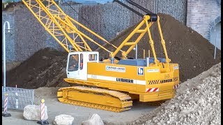 Incredible hand made RC dragline excavator at work [upl. by Aihsetal]