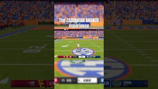 THE ZACHARIAH BRANCH EXPERIENCE collegefootball25 [upl. by Maryl]