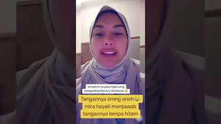 MOMEN MIRA HAYATI MENJAWAB KENAPA TANGANNYA HIT4M beritaartis nikitamirzani mirahayati artis [upl. by Ramonda]