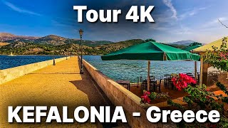 KEFALONIA  GREECE  Argostoli City Tour 4k [upl. by Lirrehs]