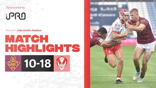 Highlights Huddersfield vs Saints  Round 24 [upl. by Irolam]