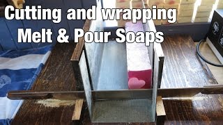 Cutting amp Wrapping Melt amp Pour Soaps [upl. by Kimberly]