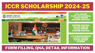 ICCR Scholarship 202425 For Nepal  ABVGSS SSSJSS Dance amp Music ScholarshipForm Filling Video [upl. by Kellyn652]