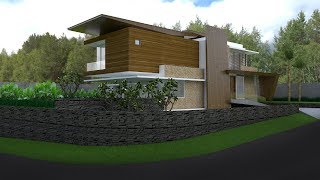 Sketchup House Exterior Design 3 Render with Vray 34 [upl. by Syramad844]