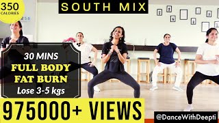 DWD109 30mins DAILY 350 calories  SOUTH MIX Workout  Tamil Telugu Kannada Malayalam [upl. by Grayce]