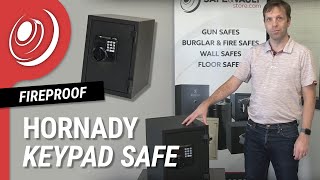 Hornady 95407 Fireproof Keypad Safe Overview [upl. by Nnaarat4]