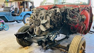 Square body Chevy 12 valve swap part 4 [upl. by Silbahc]