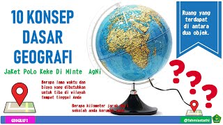 CEPAT MENGHAFAL DAN MEMAHAMI 10 KONSEP DASAR GEOGRAFI geography education kurikulummerdeka [upl. by Rosaleen]