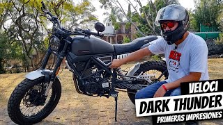 Veloci Dark Thunder 250 Hyper Scrambler  Primeras impresiones  Alets Go [upl. by Aicilyhp]