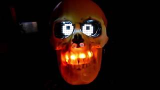 Halloween Skull with 3 ARDUINO Nanos and 3 different Sketches [upl. by Shig]